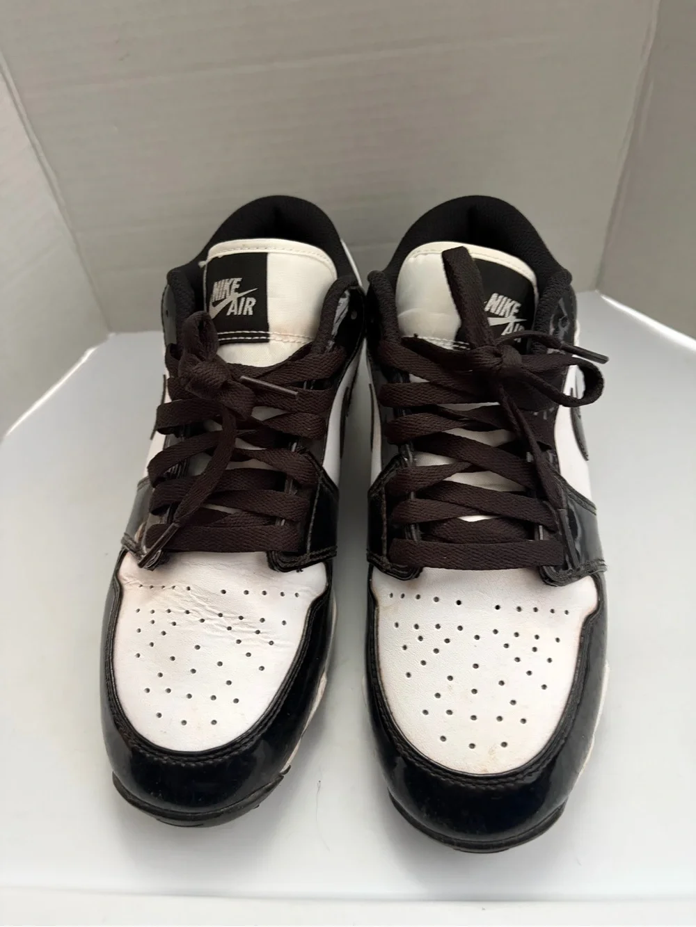 Nike Kids Black and White Baseball Cleats - Youth Sneakers